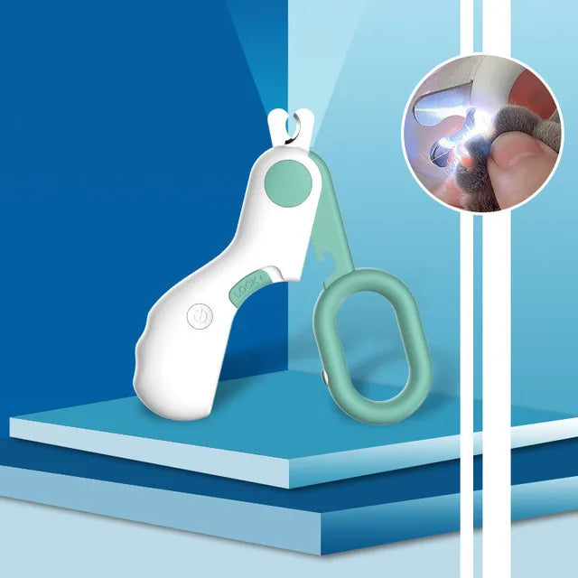 Professional LED Light Pet Nail Clipper for Cats