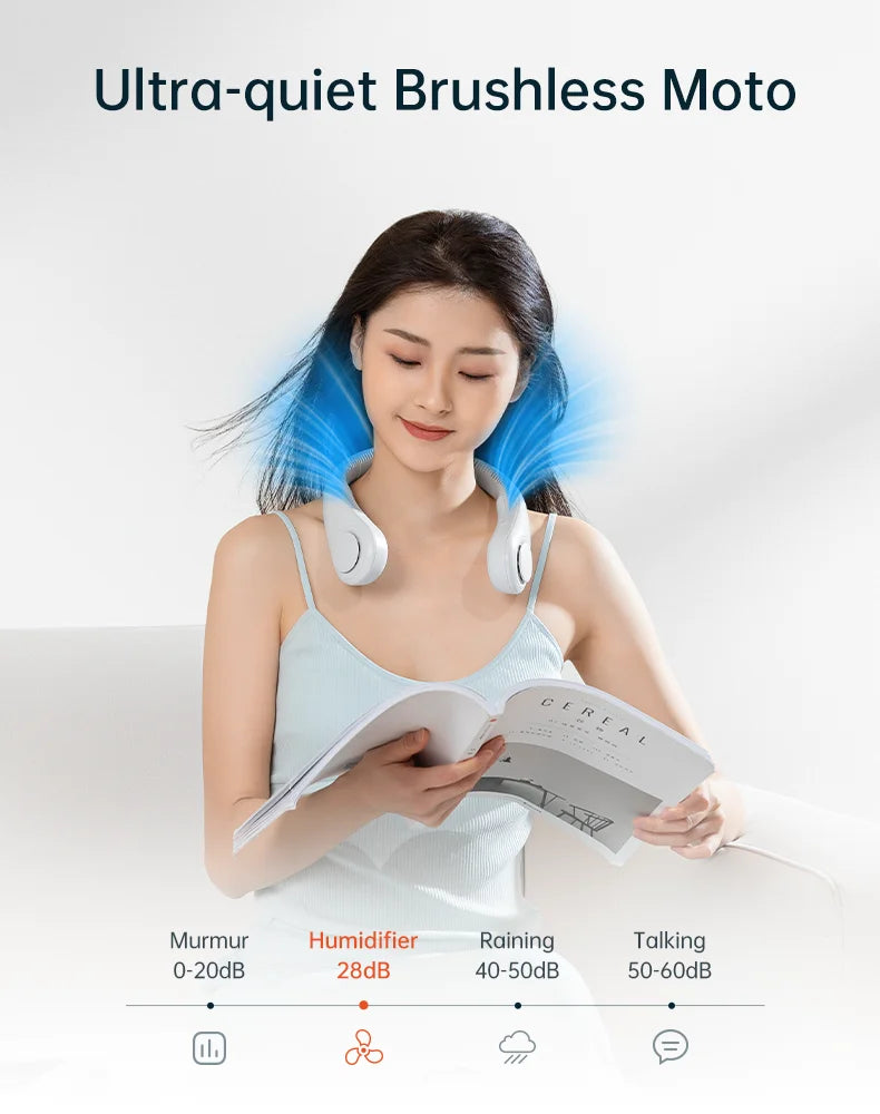 CoolBreeze Wearable Neck Fan