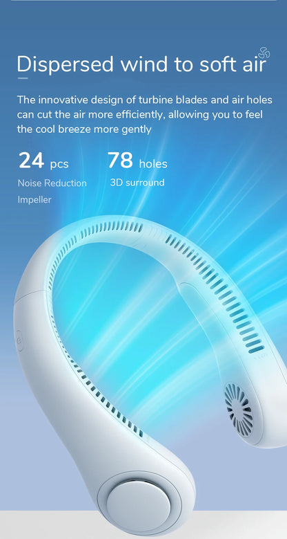 CoolBreeze Wearable Neck Fan