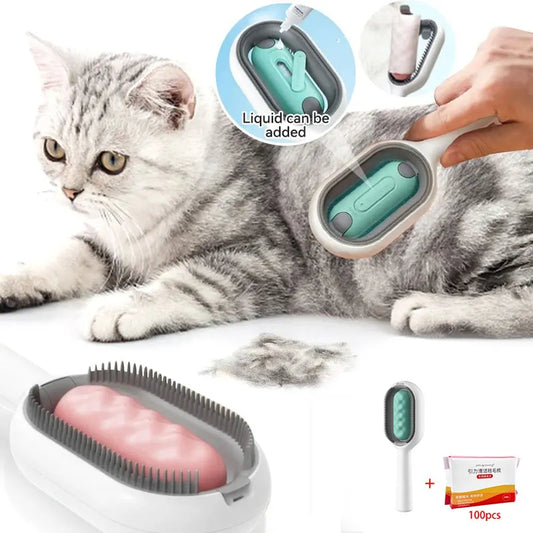 Pet Grooming Hair Remover Brush