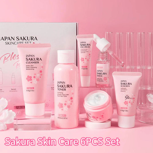 6pcs/Set Sakura Skin Care Sets