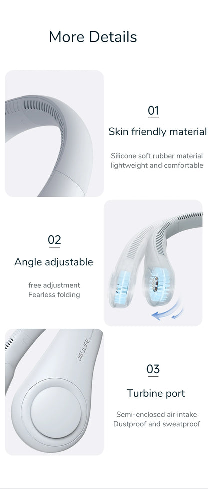 CoolBreeze Wearable Neck Fan