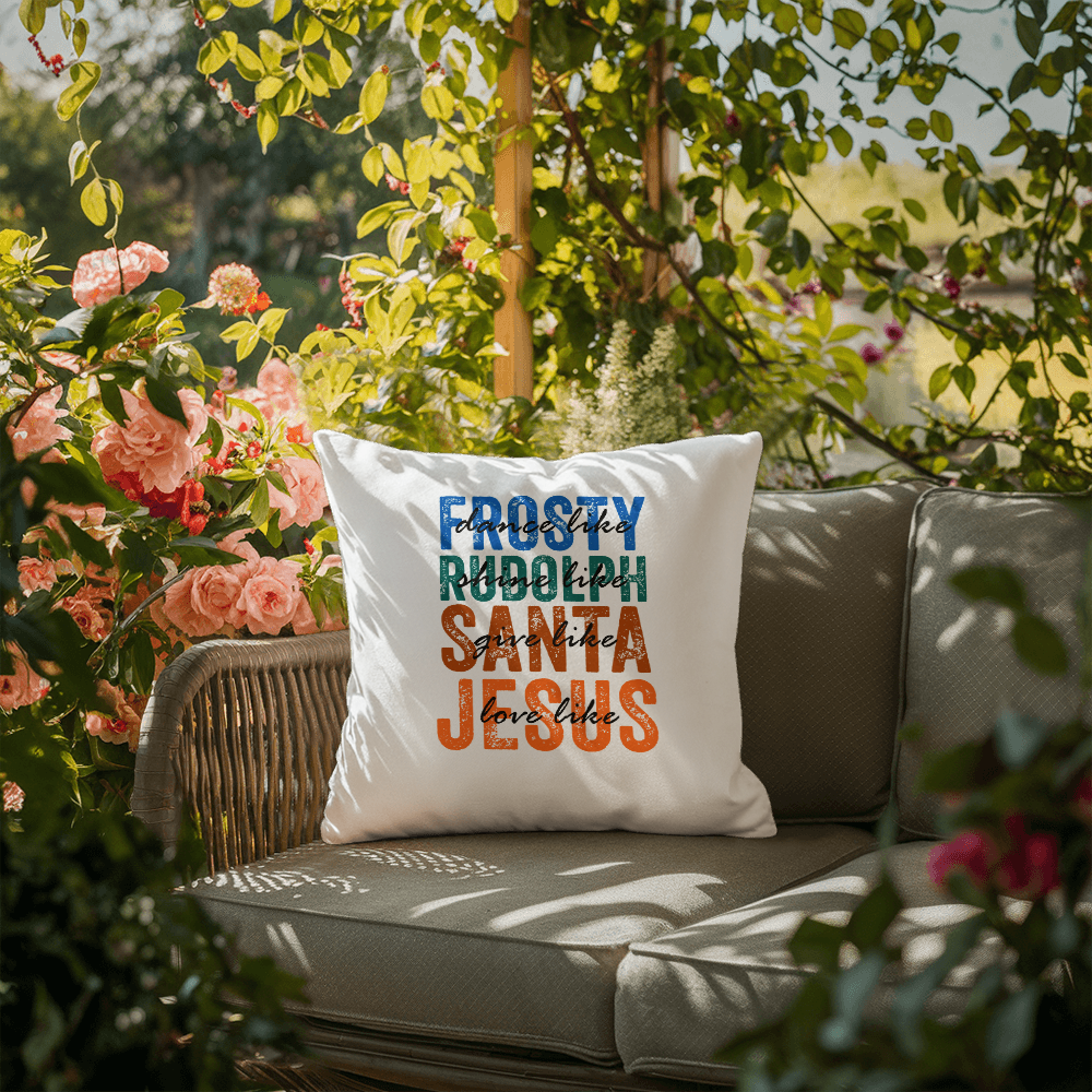 Frosty Dance | Outdoor Pillow