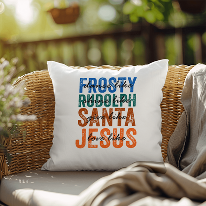 Frosty Dance | Outdoor Pillow