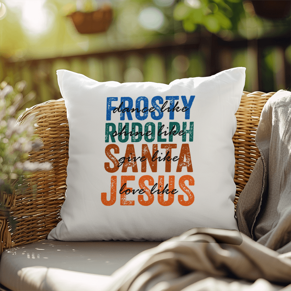 Frosty Dance | Outdoor Pillow