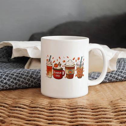 Pumpkin Spice | White Ceramic Mug