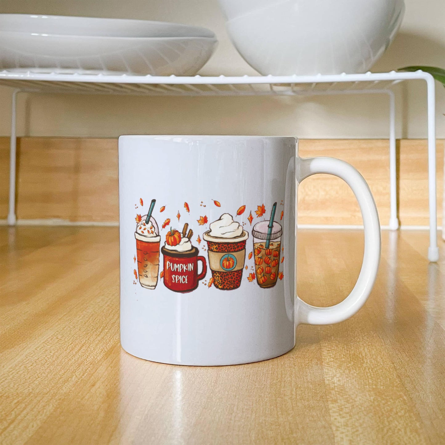 Pumpkin Spice | White Ceramic Mug