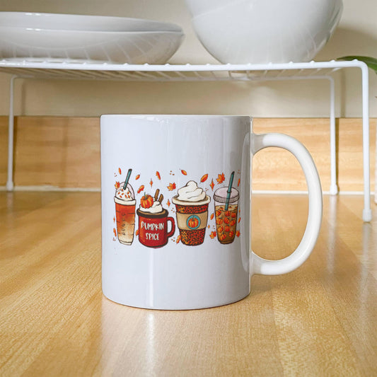 Pumpkin Spice | White Ceramic Mug