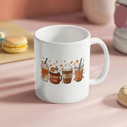 Pumpkin Spice | White Ceramic Mug