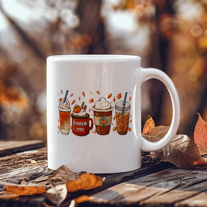 Pumpkin Spice | White Ceramic Mug